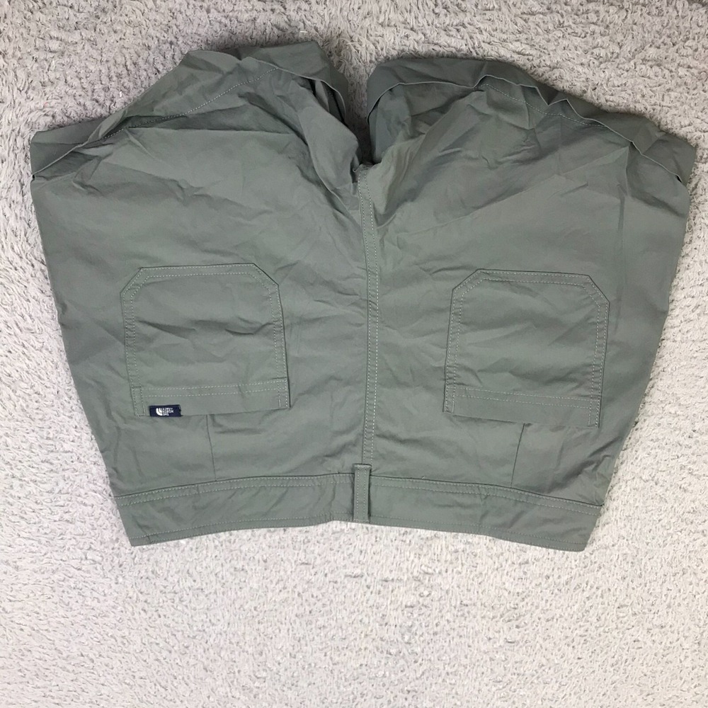 The North Face Shorts Womens 8 Gray Nylon Stretch 4.5" Cuffed Hiking Outdoor - Picture 9 of 11